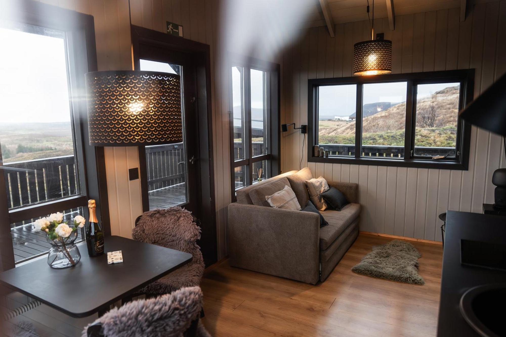 Cozy Cabin Near Golden Circle With Panoramic Views Mosfellsbaer Ngoại thất bức ảnh